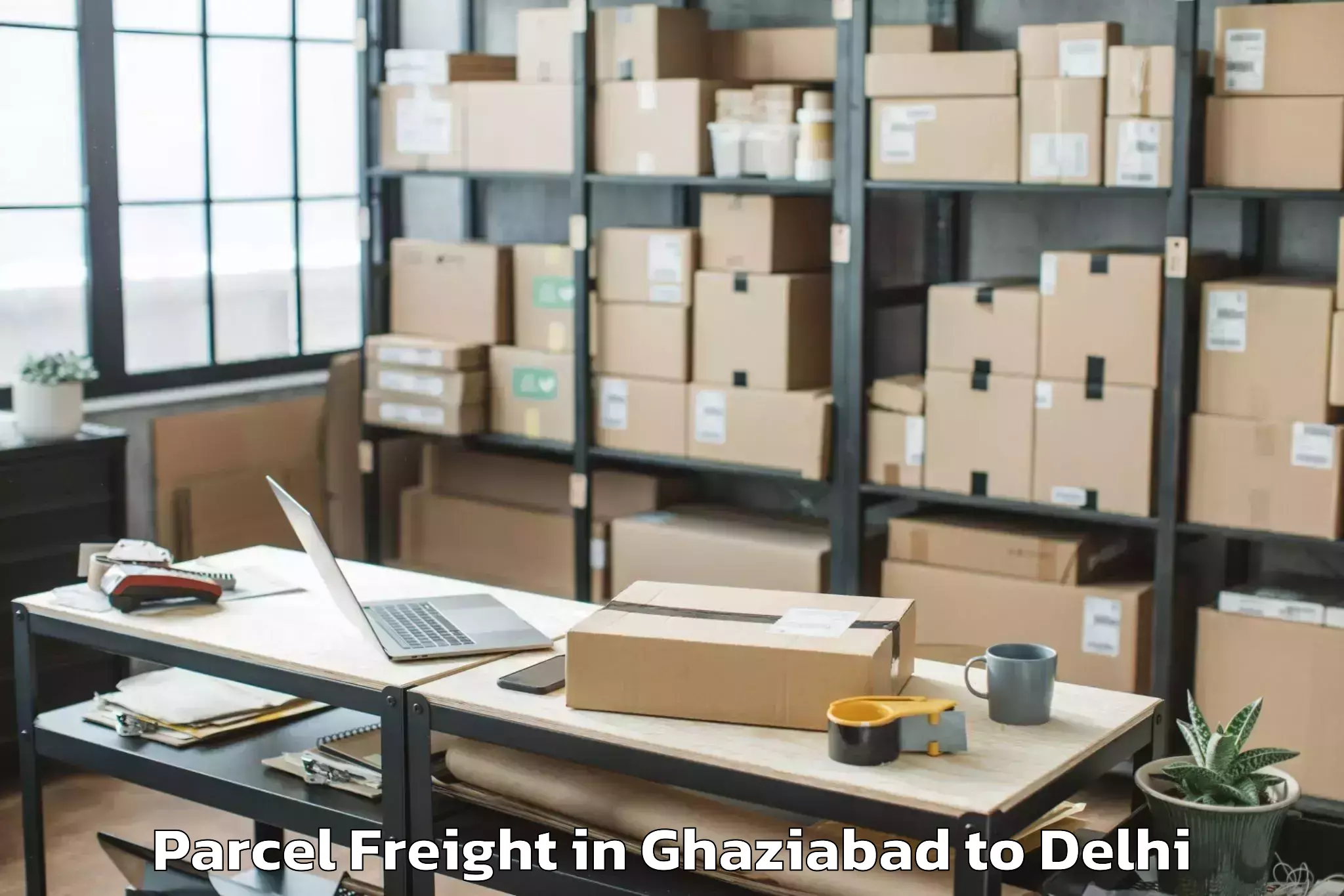 Top Ghaziabad to Parsvnath Mall Akshardham Parcel Freight Available